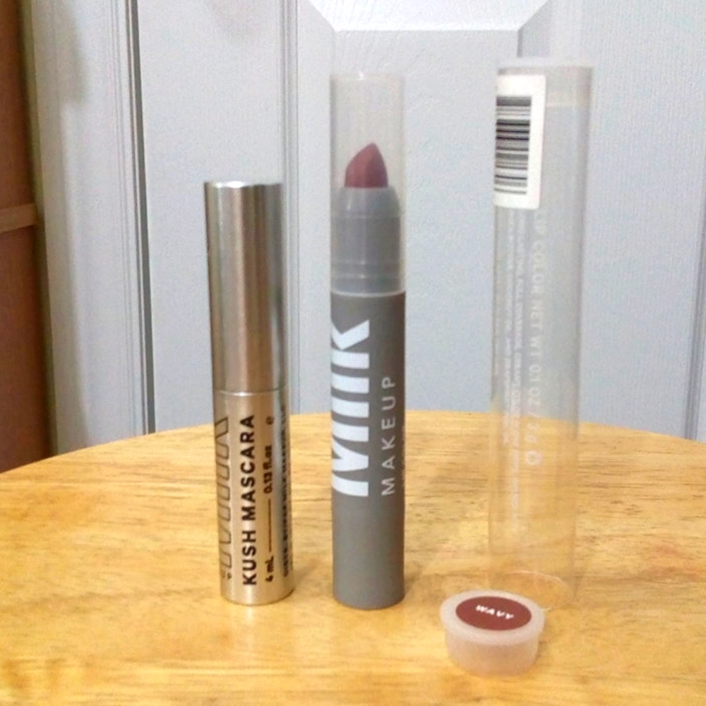 Milk lip color + kush mascara